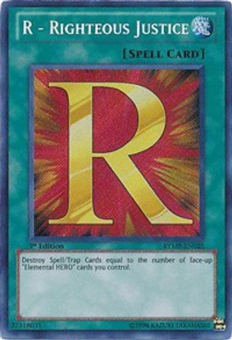 R - Righteous Justice