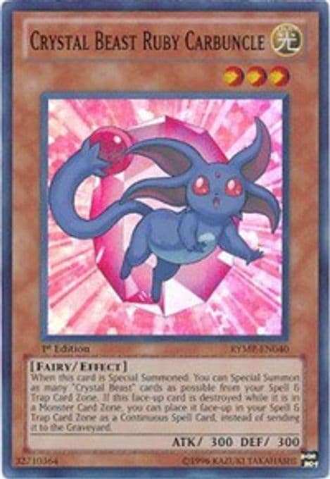 Crystal Beast Ruby Carbuncle