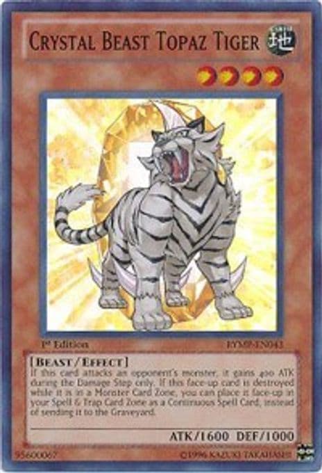 Crystal Beast Topaz Tiger