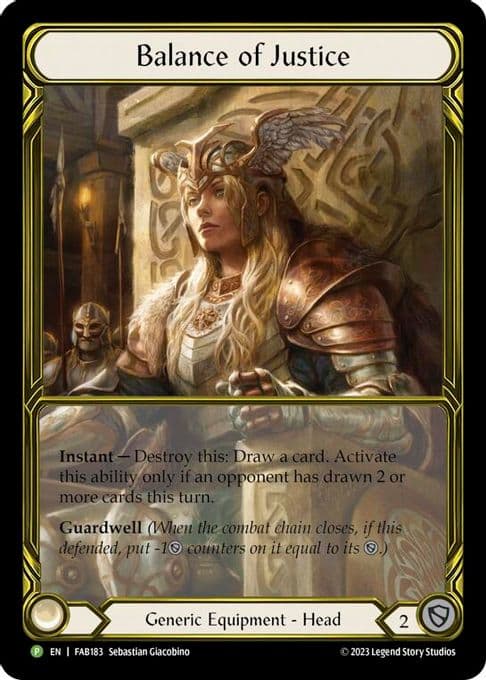Balance of Justice (Golden) - FAB183