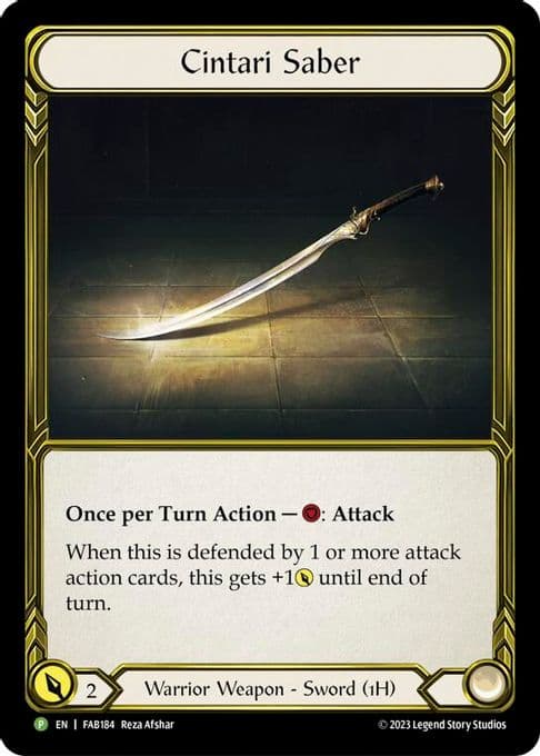 Cintari Saber (Left) (Golden) - FAB184