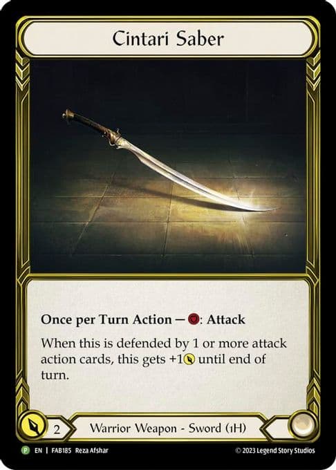 Cintari Saber (Right) (Golden) - FAB185