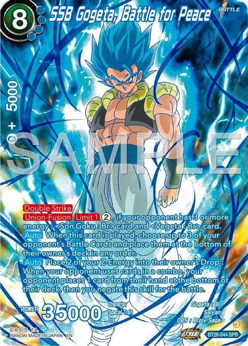 SSB Gogeta, Battle for Peace (SPR)