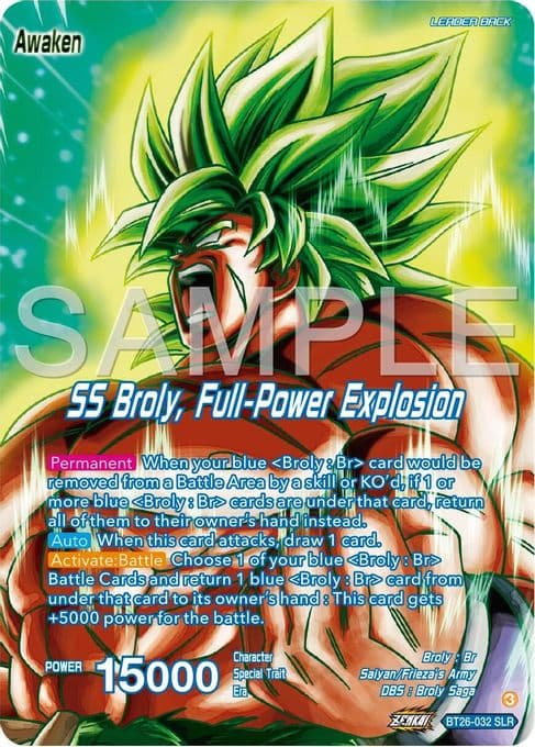 Broly // SS Broly, Full-Power Explosion (Alternate Art)