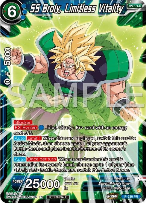 SS Broly, Limitless Vitality (Zenkai Series Tournament Pack Vol.9)
