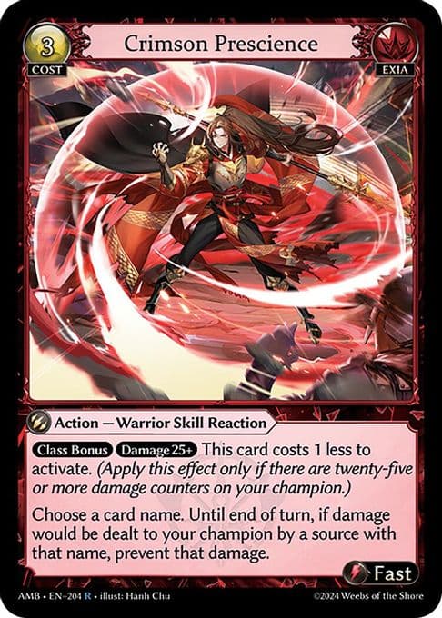 Crimson Prescience