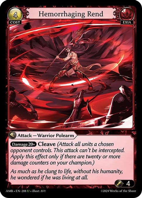 Hemorrhaging Rend