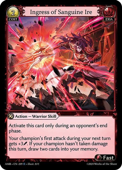 Ingress of Sanguine Ire