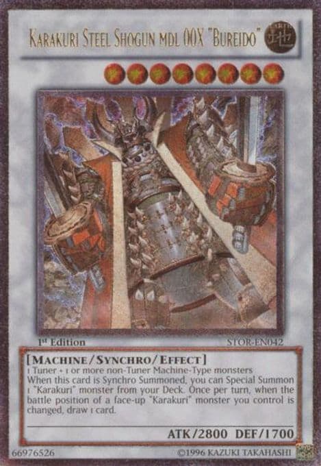Karakuri Steel Shogun mdl 00X "Bureido" (UTR)