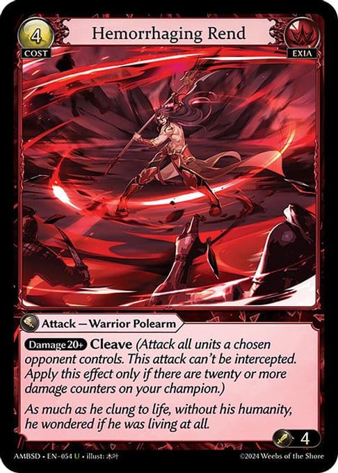 Hemorrhaging Rend