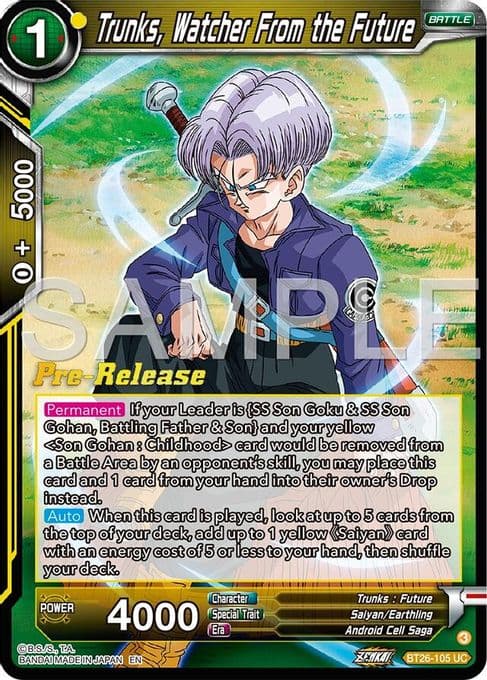 Trunks, Watcher From the Future