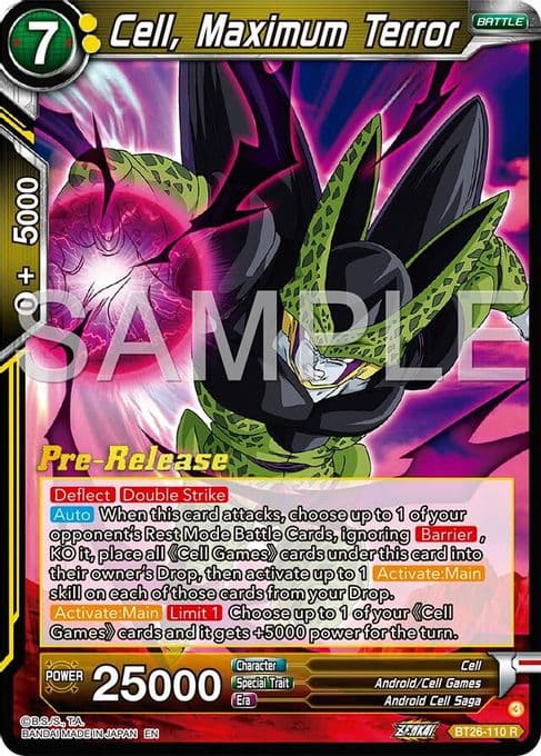 Cell, Maximum Terror