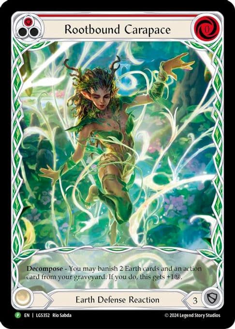 Rootbound Carapace (Red) (Extended Art) - LGS352