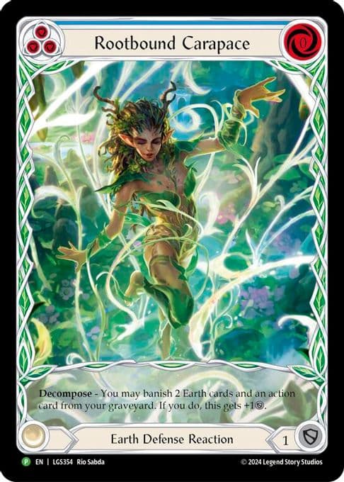 Rootbound Carapace (Blue) (Extended Art) - LGS354