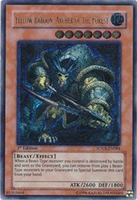 Yellow Baboon, Archer of the Forest (UTR)