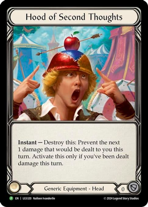 Hood of Second Thoughts - LGS320