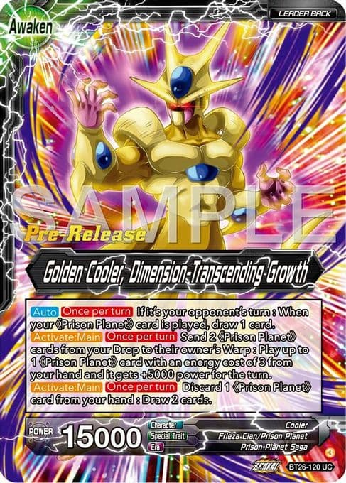 Cool // Golden Cooler, Dimension-Transcending Growth