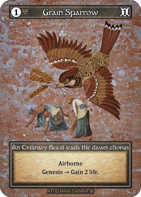 Grain Sparrow (Foil)