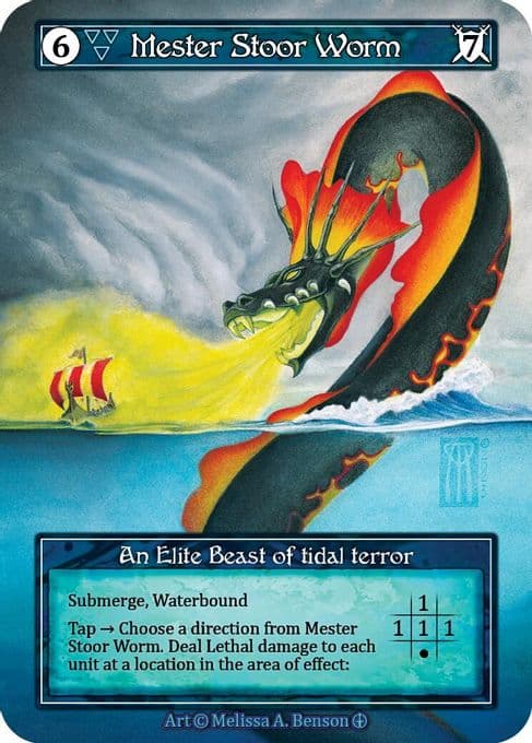 Mester Stoor Worm (Foil)