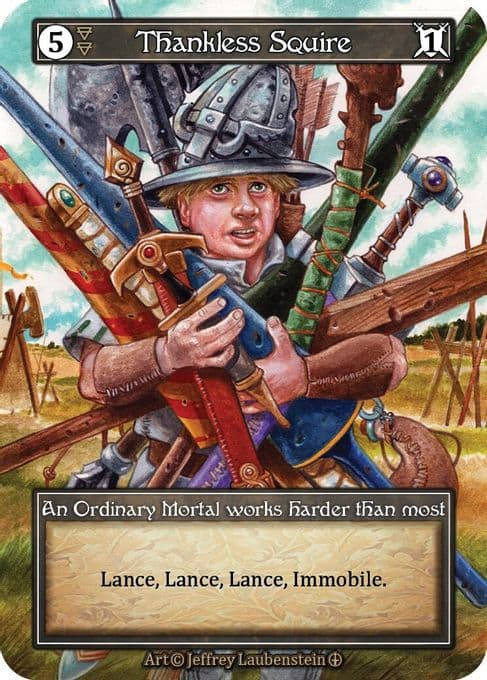 Thankless Squire (Foil)