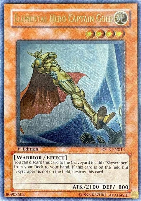 Elemental Hero Captain Gold (UTR)