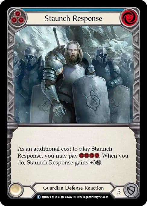 Staunch Response (Blue)
