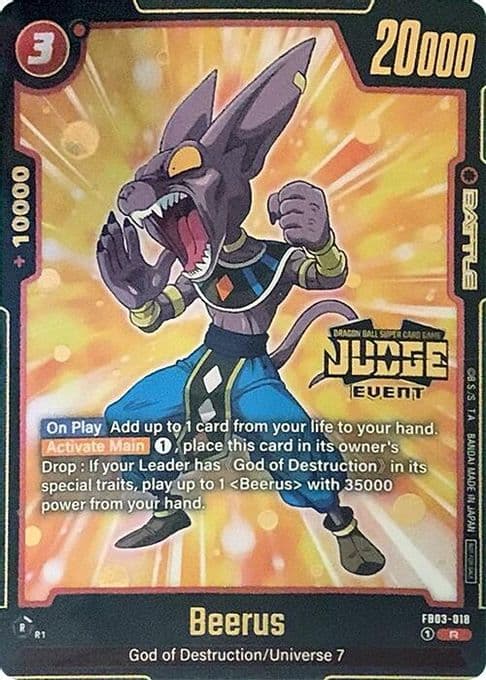 Beerus - FB03-018 (Judge Pack (Event Judge) 02)
