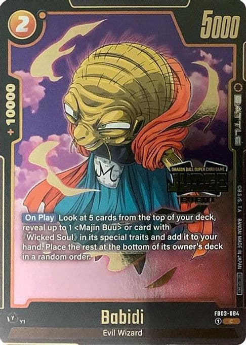 Babidi - FB03-084 (Judge Pack (Event Judge) 02)