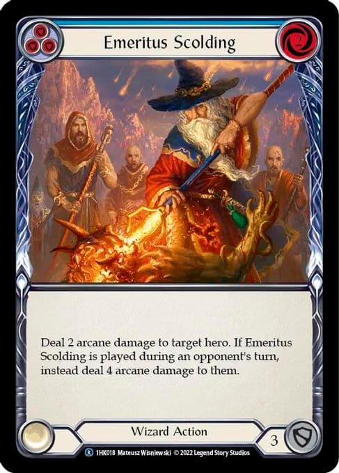 Emeritus Scolding (Blue)