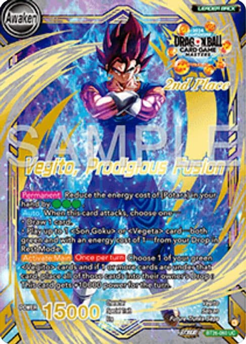 Son Goku & Vegeta // Vegito, Prodigious Fusion (2nd Place)