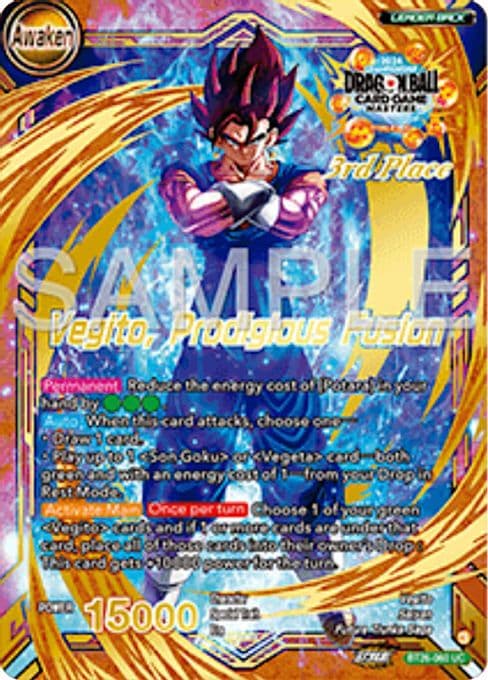Son Goku & Vegeta // Vegito, Prodigious Fusion (3rd Place)