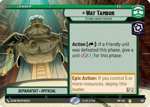 Wat Tambor - Techno Union Foreman (Hyperspace)