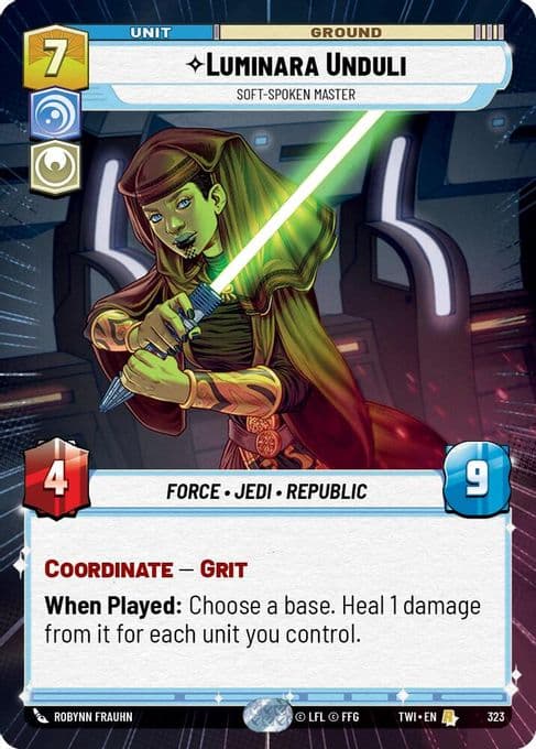 Luminara Unduli - Soft-Spoken Master (Hyperspace)