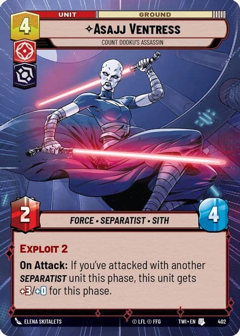 Asajj Ventress - Count Dooku's Assassin (Hyperspace)