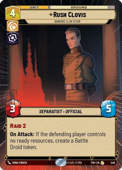 Rush Clovis - Banking Clan Scion (Hyperspace)