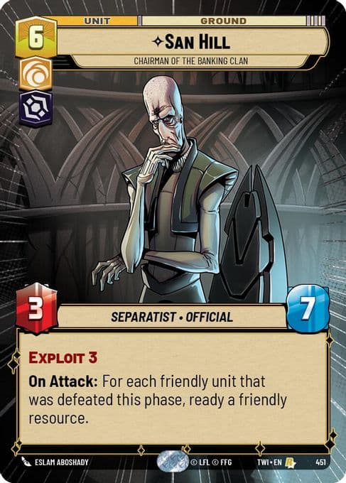 San Hill - Chairman of the Banking Clan (Hyperspace)