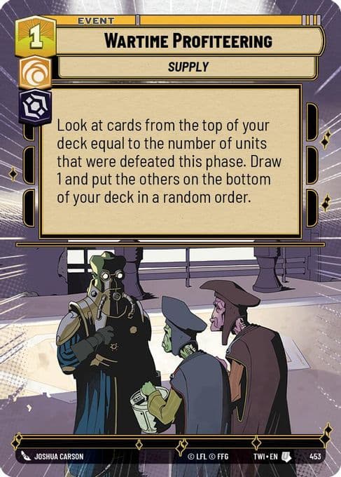 Wartime Profiteering (Hyperspace)