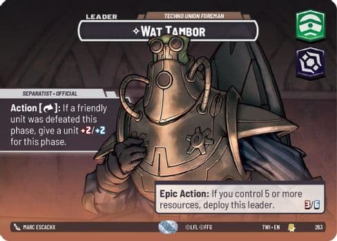 Wat Tambor - Techno Union Foreman (Showcase)