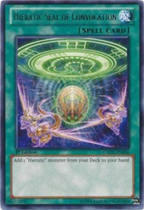Hieratic Seal of Convocation