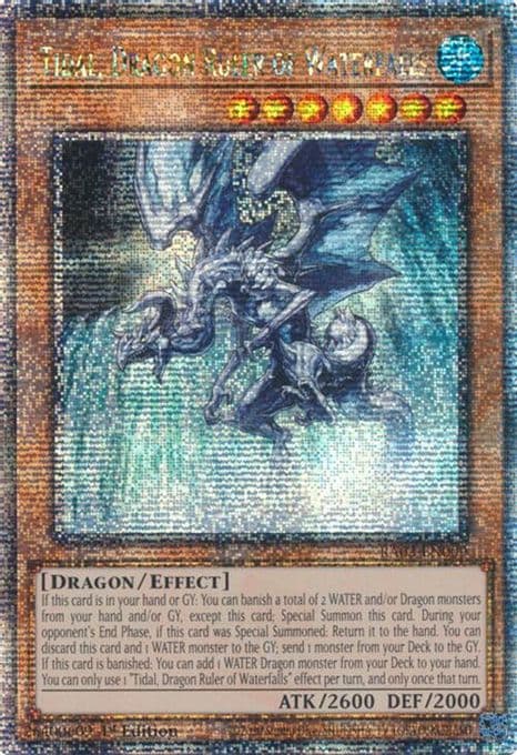 Tidal, Dragon Ruler of Waterfalls (Quarter Century Secret Rare)