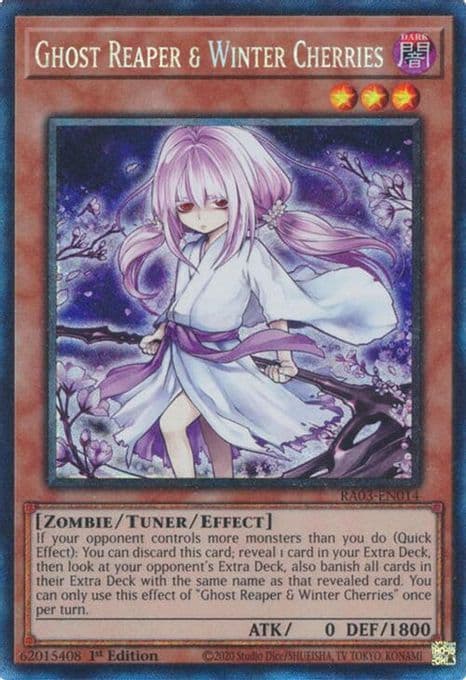 Ghost Reaper & Winter Cherries (Alternate Art) (PCR)