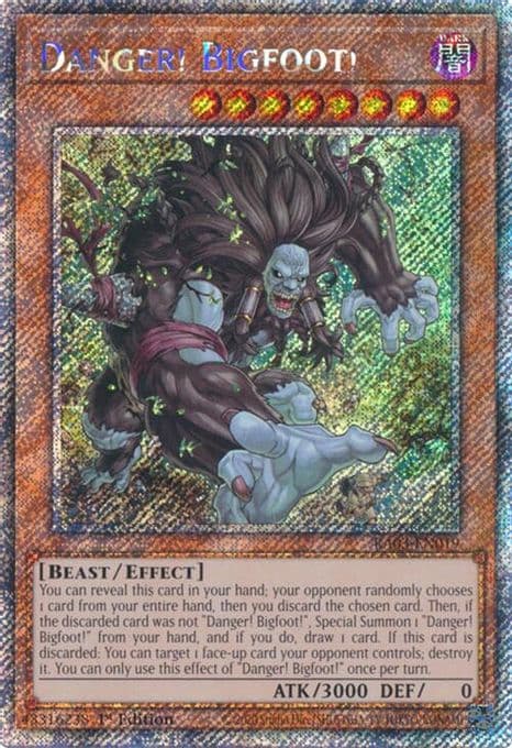 Danger! Bigfoot! (Platinum Secret Rare)
