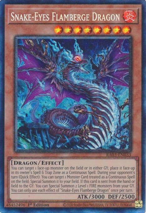 Snake-Eyes Flamberge Dragon (PCR)