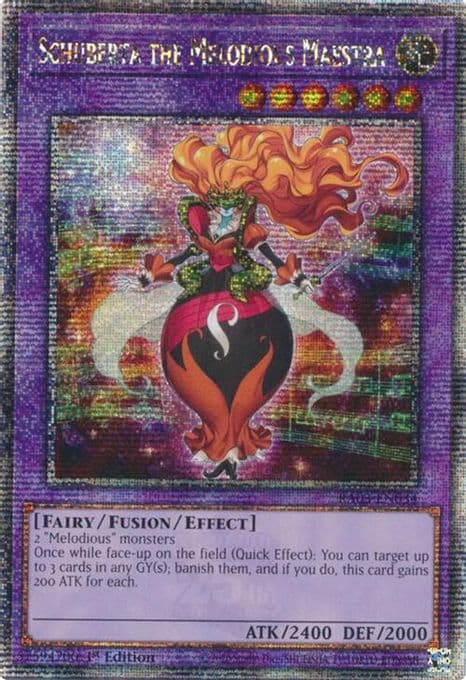 Schuberta the Melodious Maestra (Quarter Century Secret Rare)