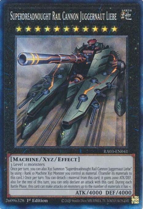 Superdreadnought Rail Cannon Juggernaut Liebe (PCR)