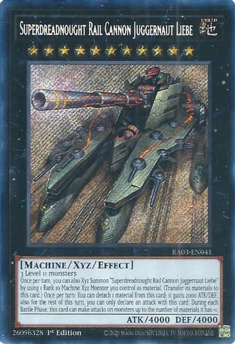 Superdreadnought Rail Cannon Juggernaut Liebe (Secret Rare)