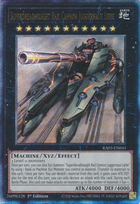Superdreadnought Rail Cannon Juggernaut Liebe (PUR)