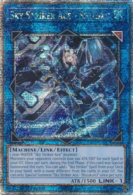 Sky Striker Ace - Shizuku (Quarter Century Secret Rare)