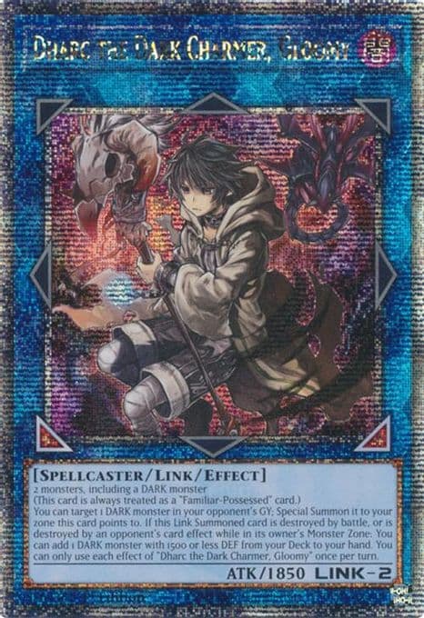 Dharc the Dark Charmer, Gloomy (Quarter Century Secret Rare)