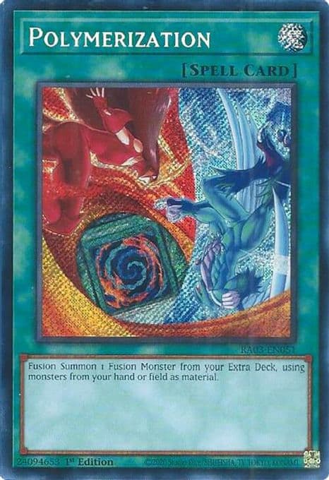 Polymerization (B) (HERO Art) (Secret Rare)